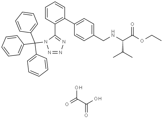 缬沙坦杂质 结构式