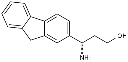 (3S)-3-AMINO-3-(9H-FLUOREN-2-YL)PROPAN-1-OL 结构式