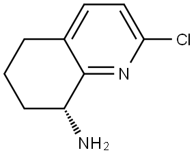 (R)-2-氯-5,6,7,8-四氢喹啉-8-胺 结构式