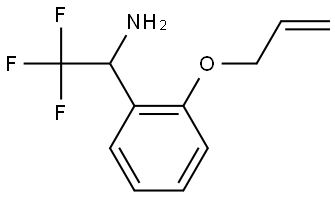 2,2,2-TRIFLUORO-1-(2-PROP-2-ENYLOXYPHENYL)ETHYLAMINE 结构式