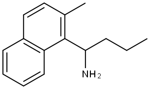 1-(2-METHYLNAPHTHALEN-1-YL)BUTAN-1-AMINE 结构式
