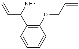 1-[2-(PROP-2-EN-1-YLOXY)PHENYL]PROP-2-EN-1-AMINE 结构式