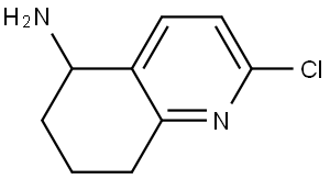 2-Chloro-5,6,7,8-tetrahydro-5-quinolinamine 结构式