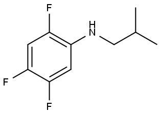 2,4,5-Trifluoro-N-(2-methylpropyl)benzenamine 结构式