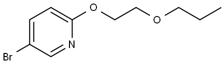 5-Bromo-2-(2-propoxyethoxy)pyridine 结构式