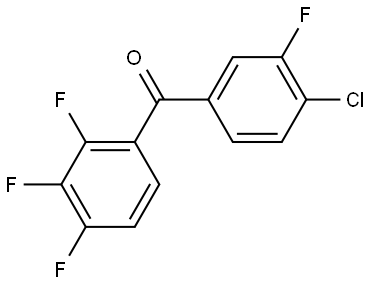 Methanone, (4-chloro-3-fluorophenyl)(2,3,4-trifluorophenyl)- 结构式