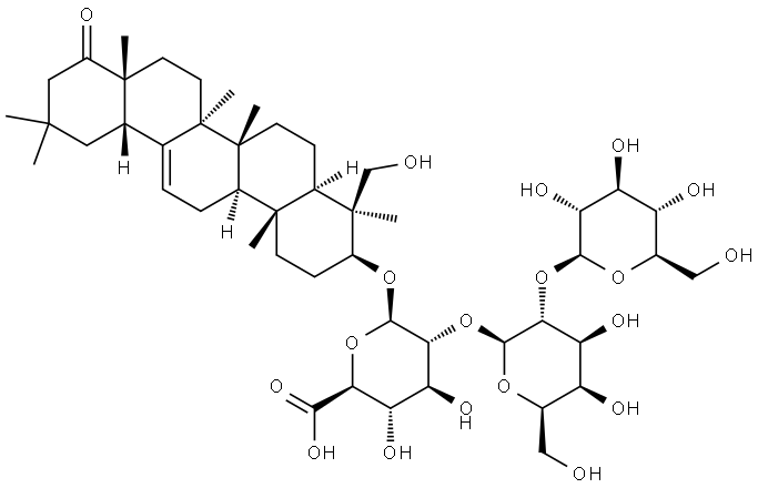 大豆皂苷BD 结构式