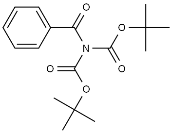 Imidodicarbonic acid, 2-benzoyl-, 1,3-bis(1,1-dimethylethyl) ester 结构式