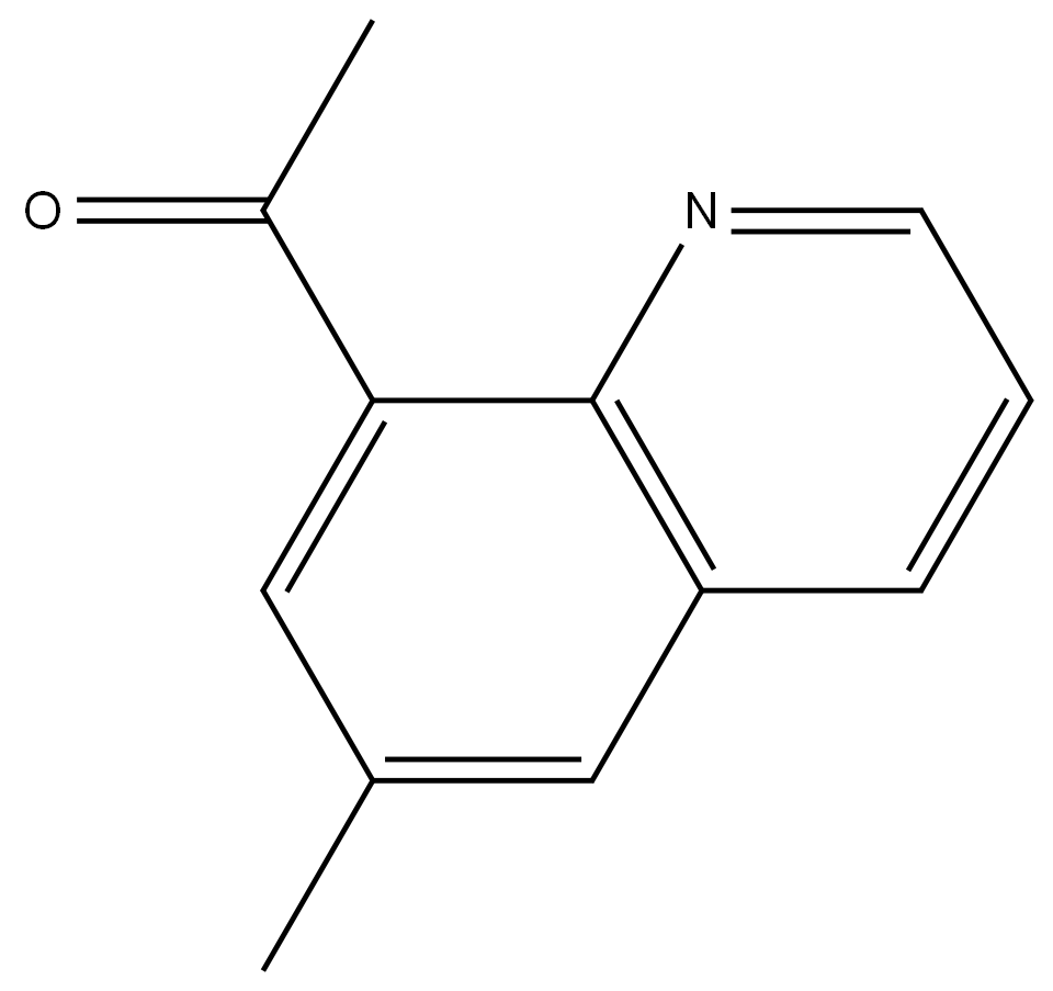 1-(6-Methyl-8-quinolinyl)ethanone 结构式