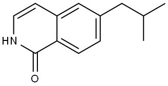 6-异丁基异喹啉-1(2H)-酮 结构式