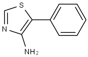 4-Amino-5-phenylthiazole 结构式