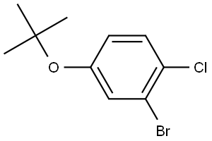 2-Bromo-4-(tert-butoxy)-1-chlorobenzene 结构式