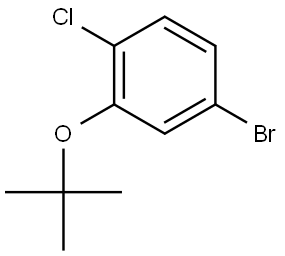 4-Bromo-2-(tert-butoxy)-1-chlorobenzene 结构式