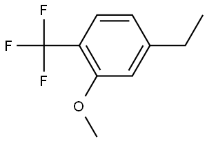 4-Ethyl-2-methoxy-1-(trifluoromethyl)benzene 结构式