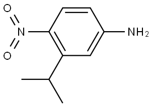 Benzenamine, 3-(1-methylethyl)-4-nitro- 结构式