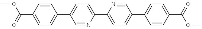 2,2'-联吡啶-4,4'-双(5-苯甲酯) 结构式