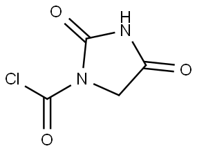 2,4-二氧代咪唑烷-1-甲酰氯 结构式