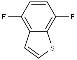 4,7-difluorobenzo[b]thiophene 结构式