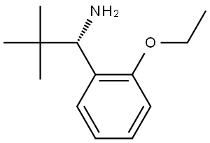 (1S)-1-(2-ETHOXYPHENYL)-2,2-DIMETHYLPROPAN-1-AMINE 结构式