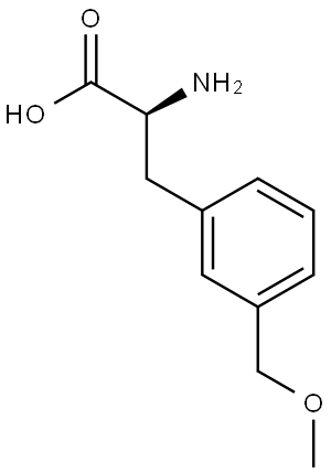 3-(Methoxymethyl)-L-phenylalanine 结构式