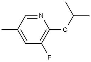 3-Fluoro-5-methyl-2-(1-methylethoxy)pyridine 结构式