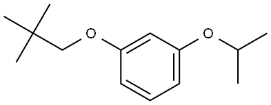 1-(2,2-Dimethylpropoxy)-3-(1-methylethoxy)benzene 结构式
