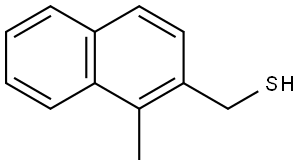 1-Methyl-2-naphthalenemethanethiol 结构式