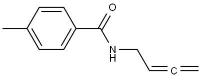 N-(buta-2,3-dien-1-yl)-4-methylbenzamide 结构式