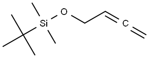 (buta-2,3-dien-1-yloxy)(tert-butyl)dimethylsilane 结构式
