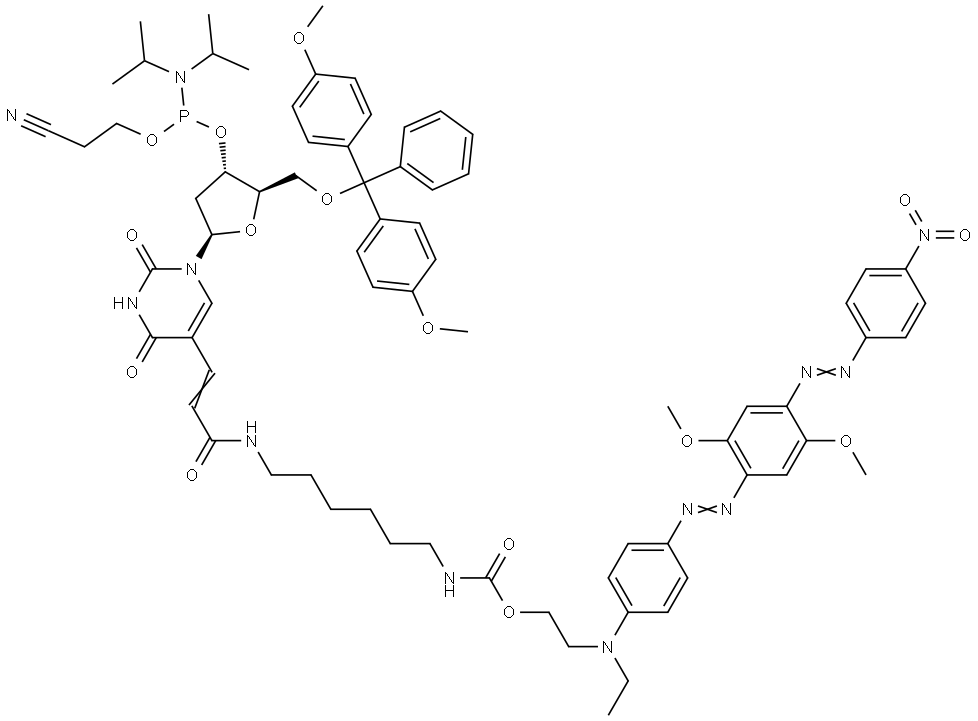 BHQ-2-DT CE-PHOSPHORAMIDITE 结构式