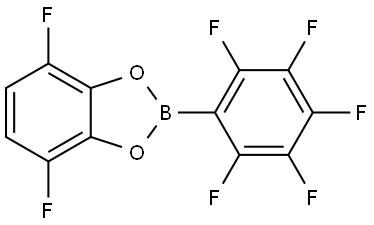 4,7-Difluoro-2-(2,3,4,5,6-pentafluorophenyl)-1,3,2-benzodioxaborole 结构式