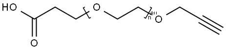 Propargyl-PEG13-acid 结构式