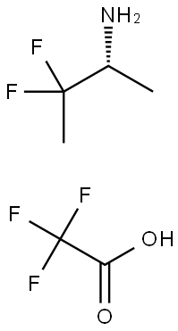 (R)-3,3-Difluoro-2-butanamine 2,2,2-trifluoroacetate 结构式