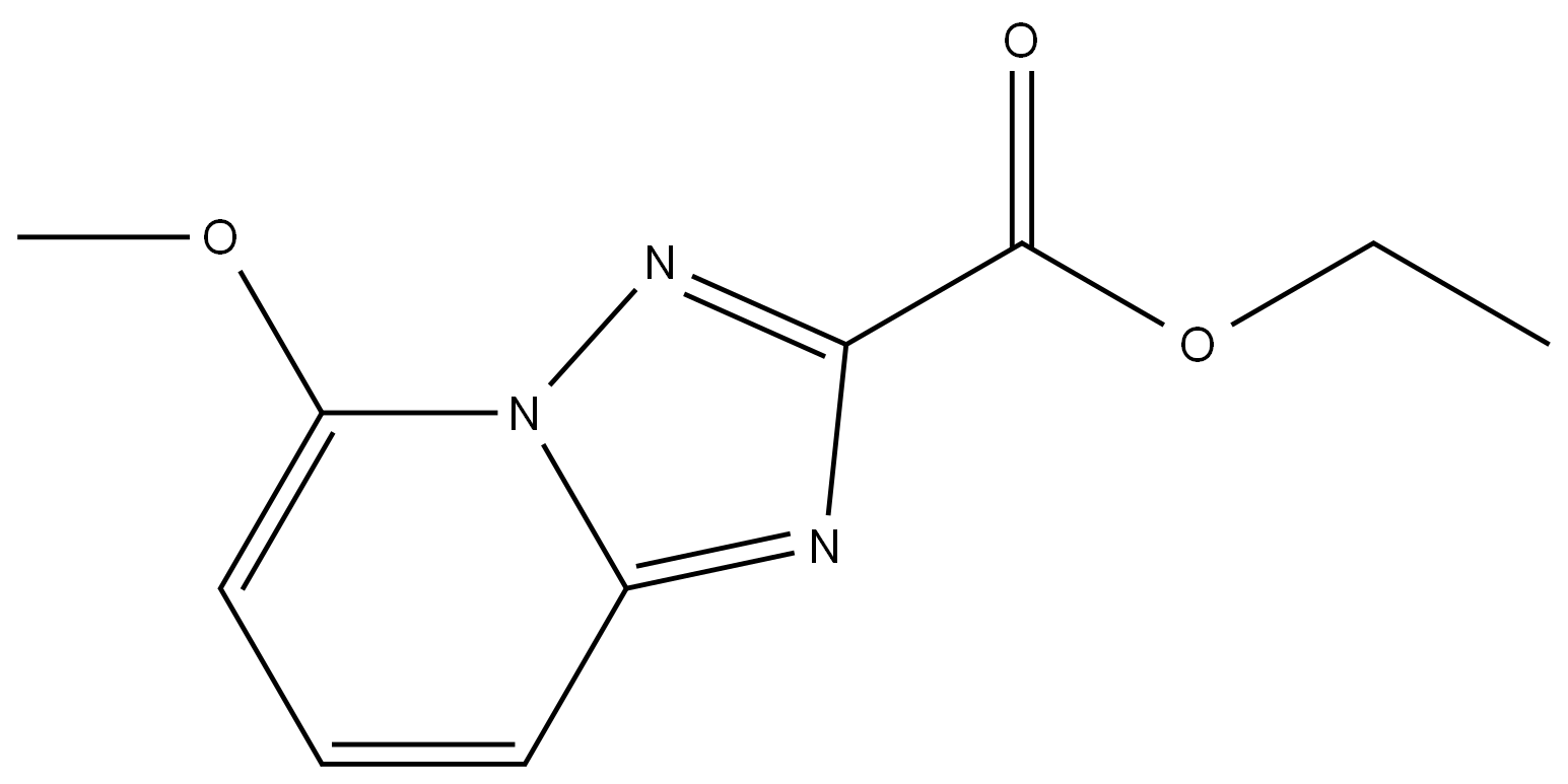 Ethyl 5-methoxy[1,2,4]triazolo[1,5-a]pyridine-2-carboxylate 结构式