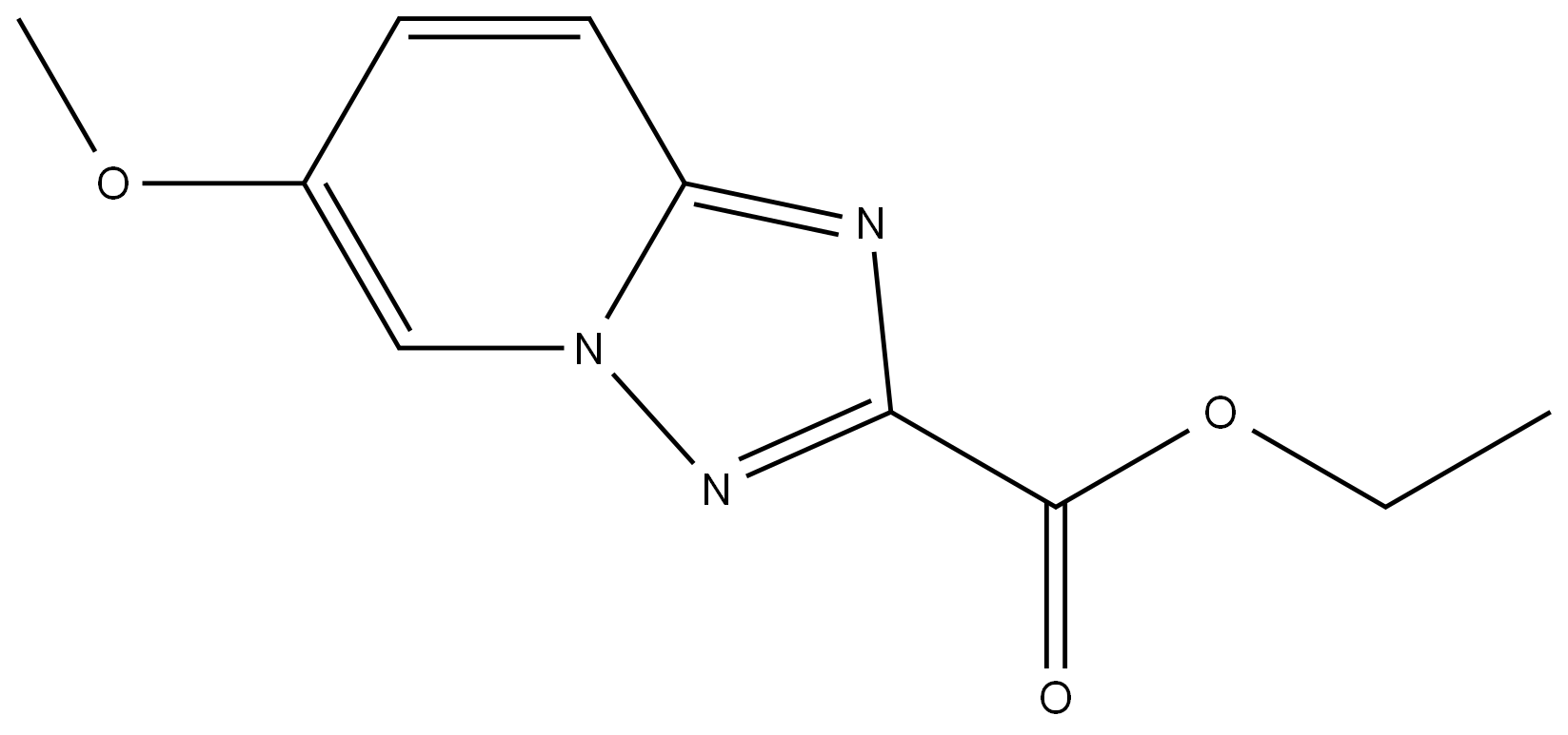 Ethyl 6-methoxy[1,2,4]triazolo[1,5-a]pyridine-2-carboxylate 结构式