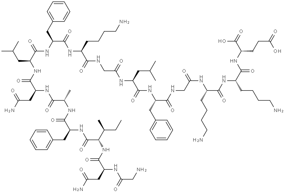 抑制剂多肽ADP-RIBOSYLATION FACTOR 1, ARF1 (2-17) 结构式