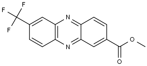 methyl 7-(trifluoromethyl)phenazine-2-carboxylate 结构式