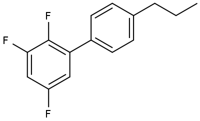 2,3,5-Trifluoro-4'-propyl-1,1'-biphenyl 结构式