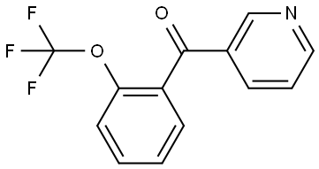 3-Pyridinyl[2-(trifluoromethoxy)phenyl]methanone 结构式