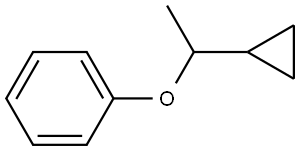 (1-Cyclopropylethoxy)benzene 结构式