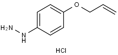 Hydrazine, [4-(2-propen-1-yloxy)phenyl]-, hydrochloride (1:1) 结构式