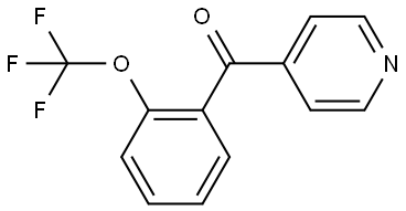 pyridin-4-yl(2-(trifluoromethoxy)phenyl)methanone 结构式