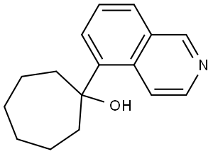 1-(5-Isoquinolinyl)cycloheptanol 结构式