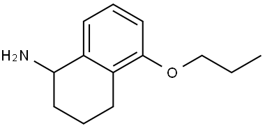 5-PROPOXY-1,2,3,4-TETRAHYDRONAPHTHALEN-1-AMINE 结构式