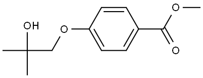 Methyl 4-(2-hydroxy-2-methylpropoxy)benzoate 结构式