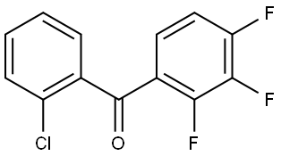 Methanone, (2-chlorophenyl)(2,3,4-trifluorophenyl)- 结构式