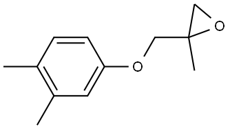 Oxirane, 2-[(3,4-dimethylphenoxy)methyl]-2-methyl- 结构式