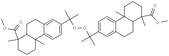 bis(methyldehydroabietate-15-yl)peroxide 结构式