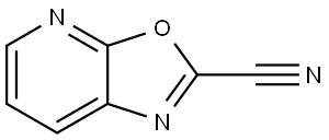 Oxazolo[5,4-b]pyridine-2-carbonitrile 结构式