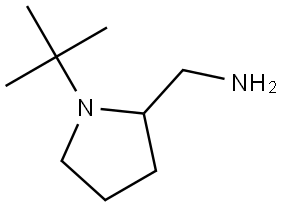 (1-(叔丁基)吡咯烷-2-基)甲胺 结构式